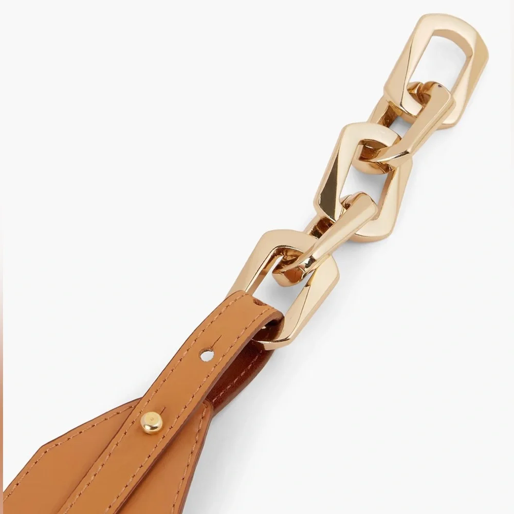 NWT Sandro Galvanized Chain Embellished Belt - sz 1